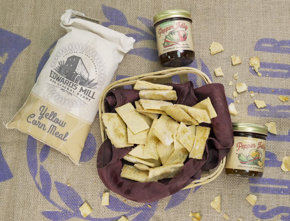 Cornmeal Parmesan Crackers – Campus Store at College of the Ozarks