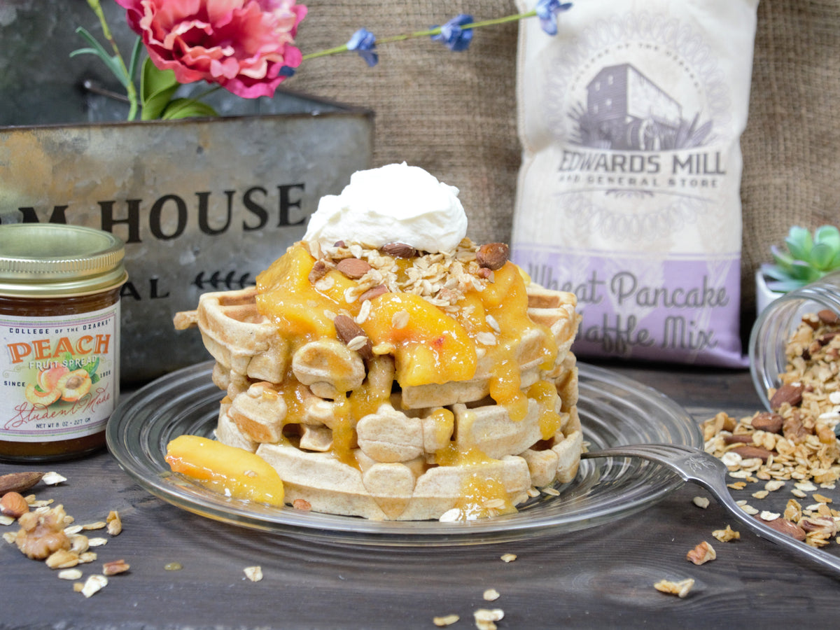 Peach Cobbler Wheat Waffle – Campus Store at College of the Ozarks
