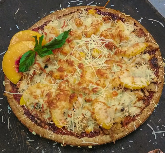 Peach Barbecue Chicken Pizza Campus Store at College of the Ozarks